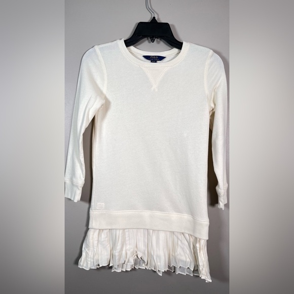 Ralph Lauren Cotton Blend Long Sleeve Dresses  size 8/10 - Picture 3 of 9